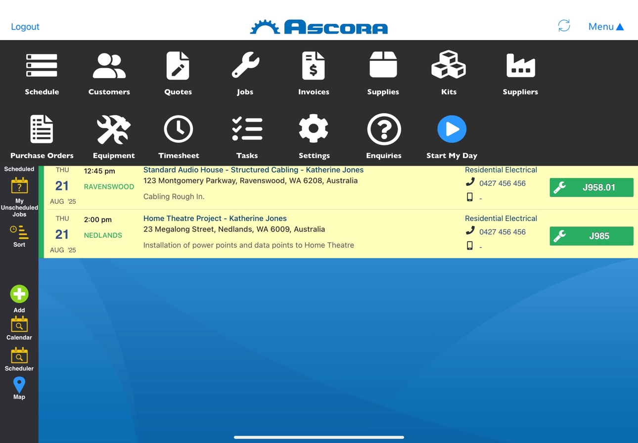 iPad screenshot