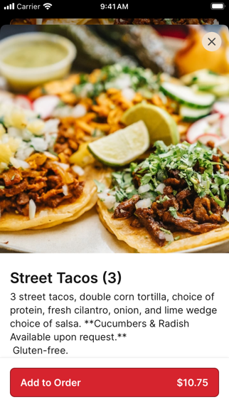 Takozz iPhone screenshot 3 - Food & Drink app