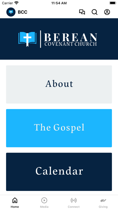 Berean Covenant Church Screenshot