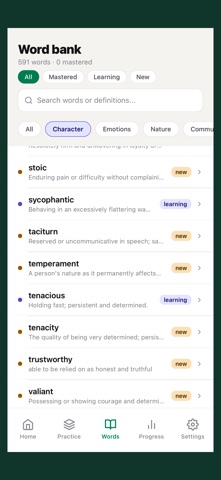 WordPass 11+ Screenshot 2 of 4