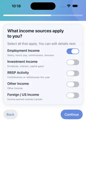 Canada Income Tax Estimator screenshot 4