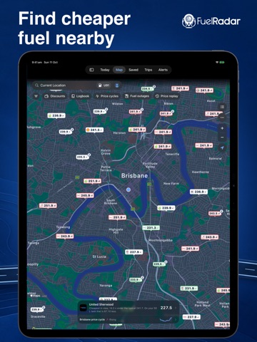 FuelRadar: Petrol Prices & Map iPad screenshot 1