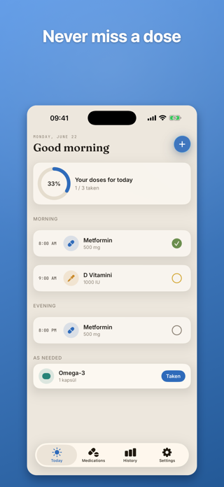 Doz: Pill Reminder Screenshot 1 of 6