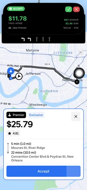 Aura Metric: Rideshare Tool screenshot 1
