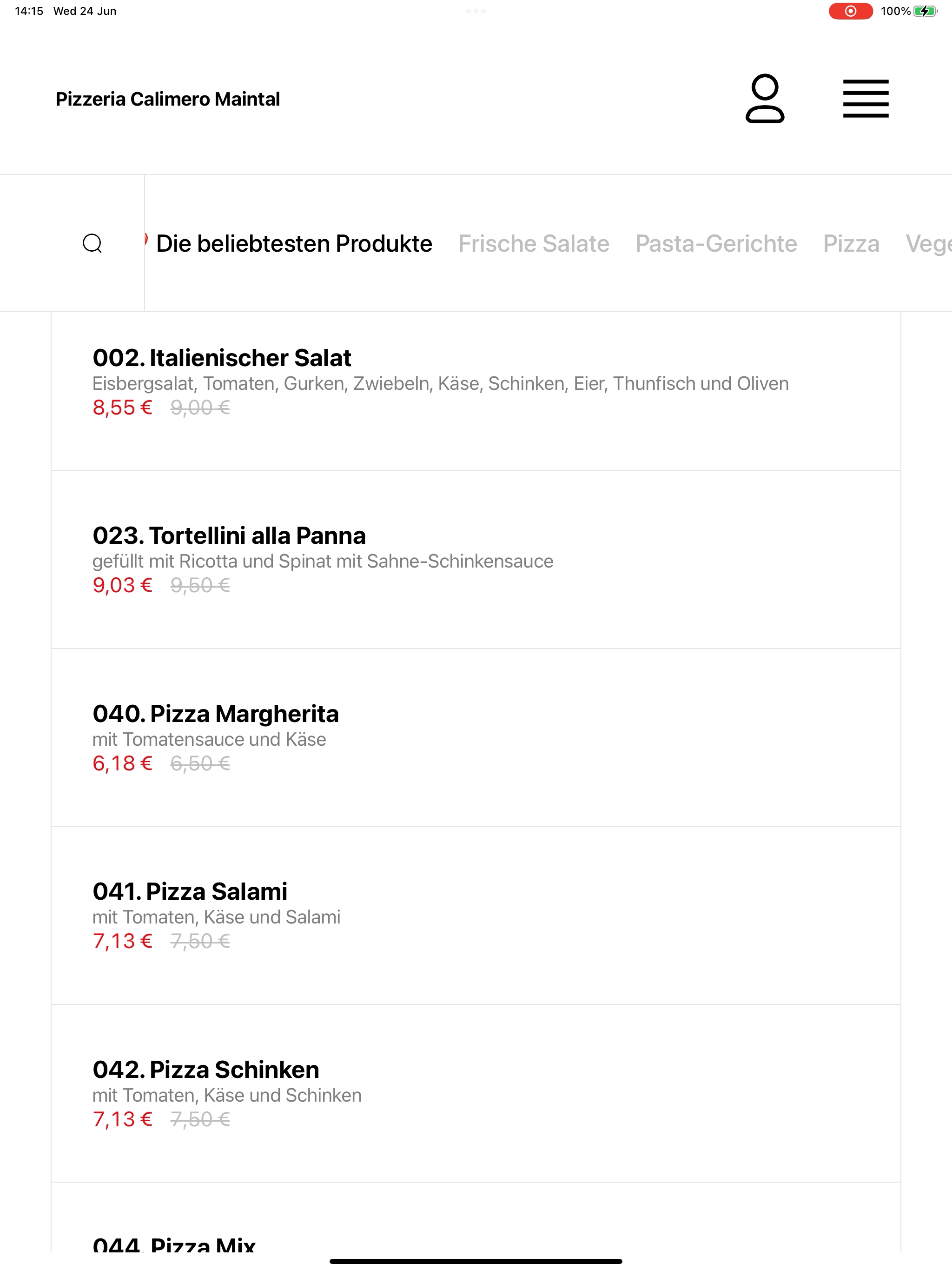 Pizzeria Calimero Maintal screenshot 13