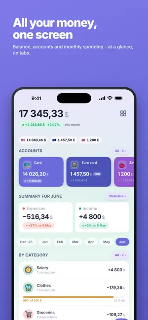 Money Keeper — Expense Tracker screenshot 1