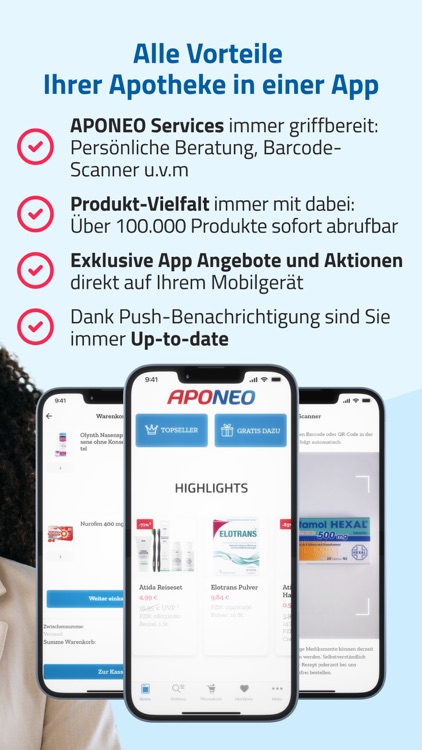 APONEO: E-Rezept & Apotheke