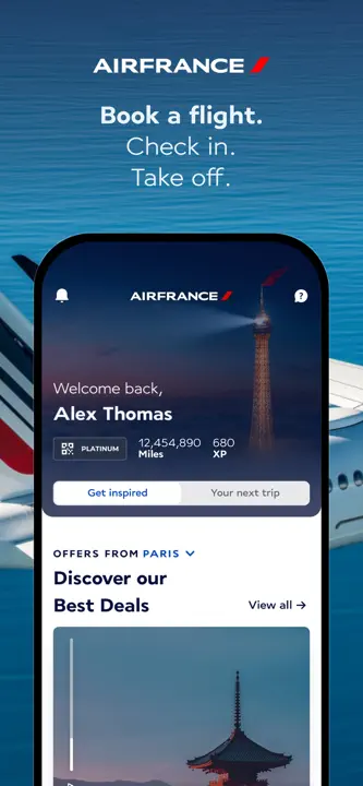 Air Franceのスクリーンショット（1/8）