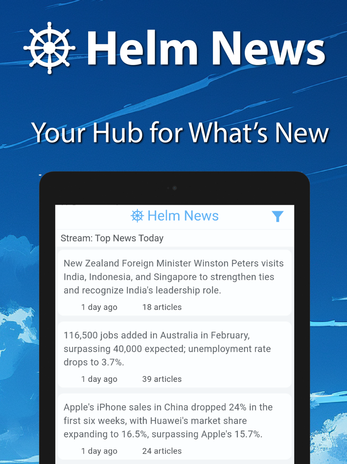 #7. Helm: Read & Learn Languages (iOS) 由: Helm News Inc.