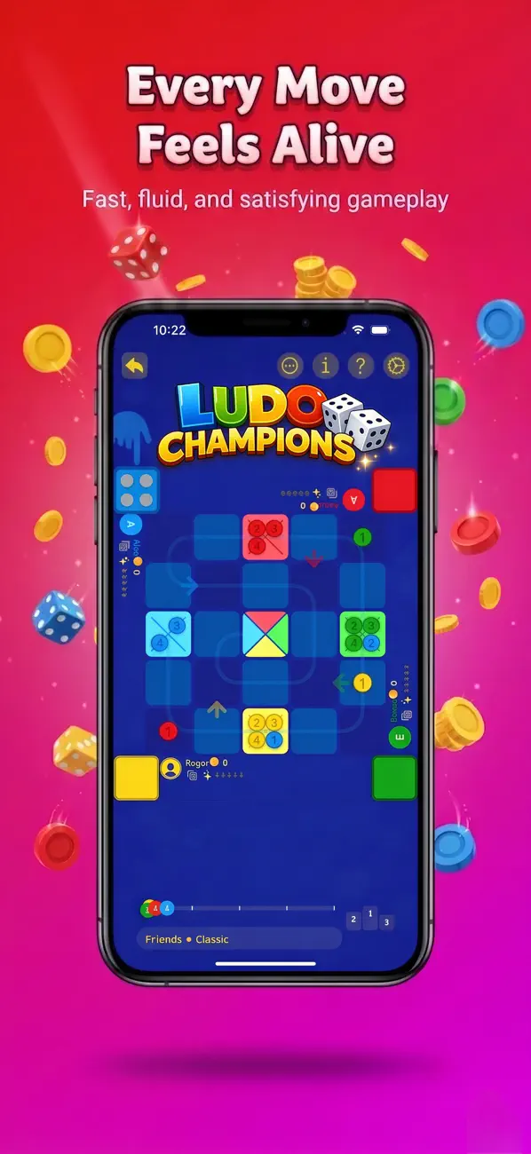 Screenshot #1 pour Ludo Champions