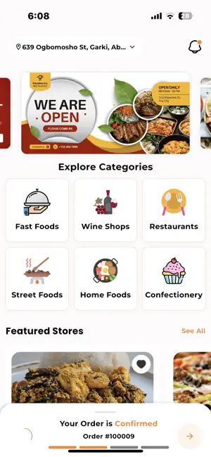 Wakafoods screenshot 1