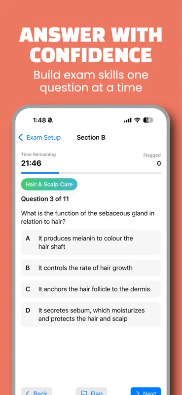 Red Seal Hairstylist Exam Prep screenshot 4 of 5