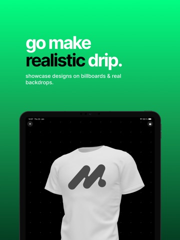 Mock・3D Mockups・Cloth Designer iPad screenshot