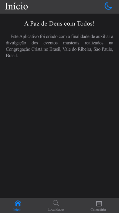 Vale do Ribeira Musical Agenda Screenshot