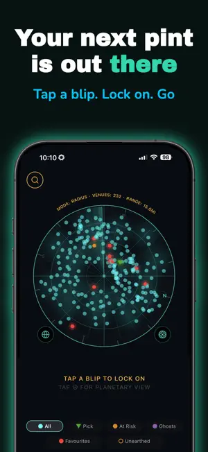 PINtPOINT Pub Radar screenshot 1