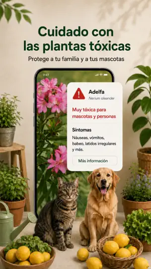 Captura de pantalla de PlantAID: Identifica & Cuida en iPhone 5