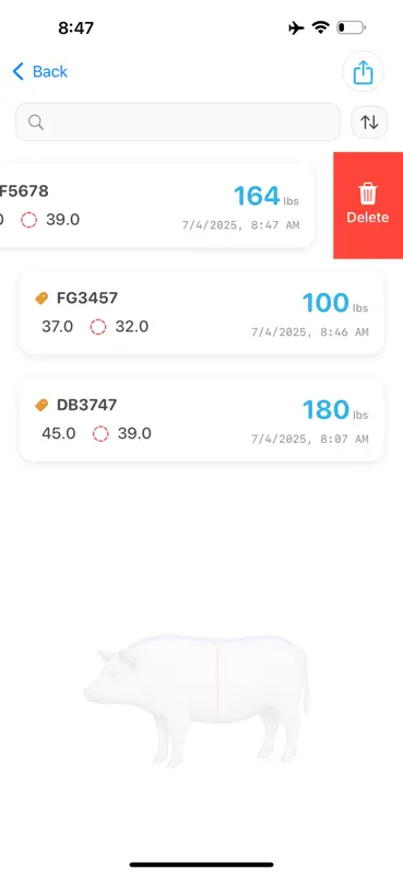 Pig Weight Pro screenshot 4 of 4
