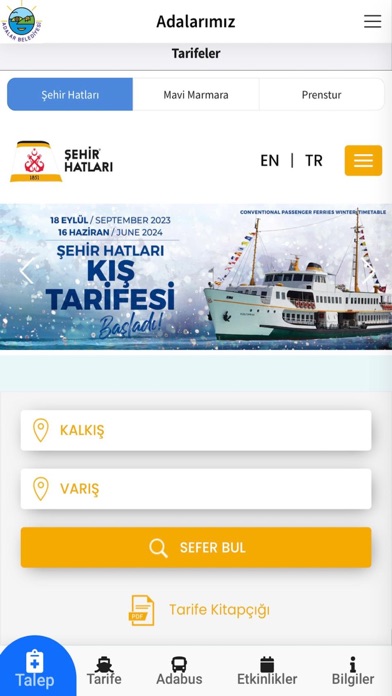 Adalar Belediyesi Screenshot