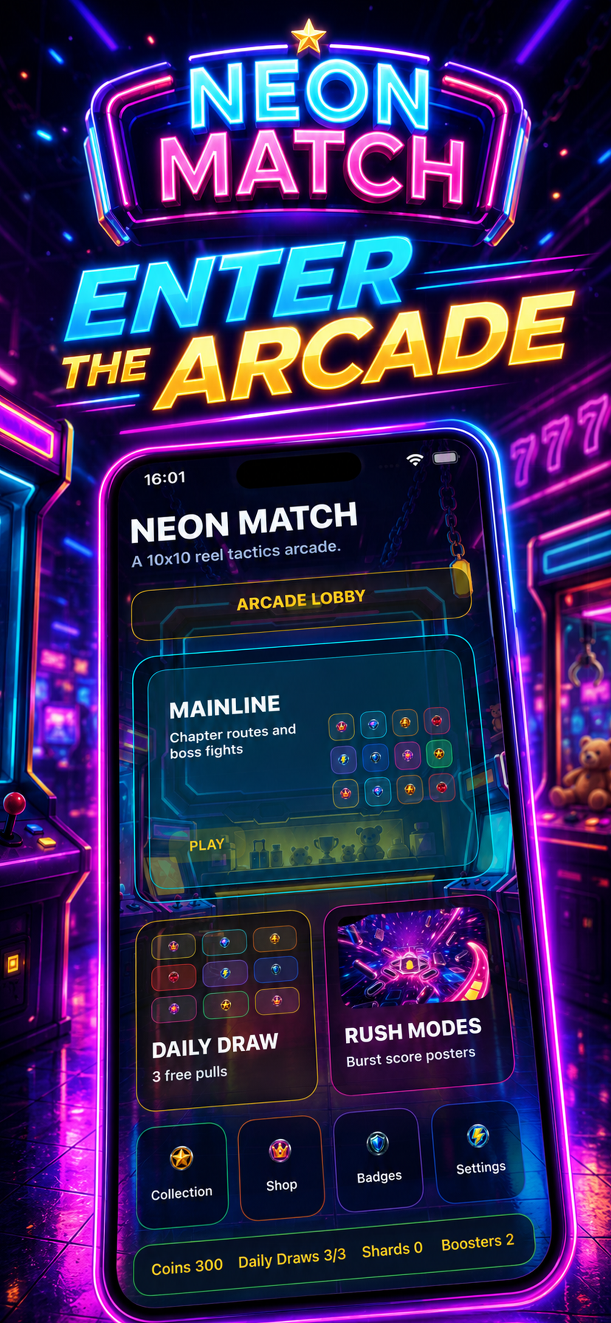 Neon Clash Tactics screenshot 3