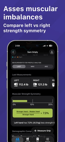 GripMeter Physio - Grip Tester screenshot