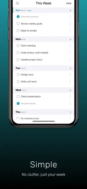 This Week - Weekly To-Do List screenshot 4