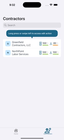 Contractor Compliance Screenshot 5 of 10