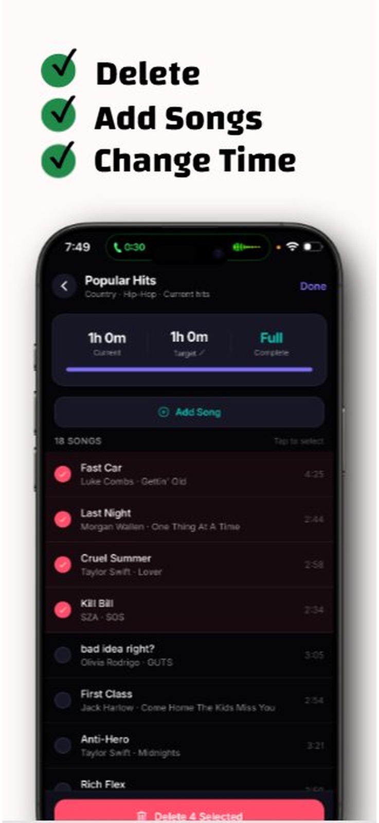 EZMix : AI Playlist Generator iphone screenshot 3
