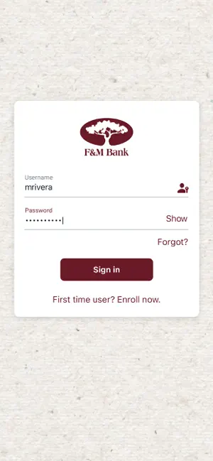 F&M Bank - VA screenshot 2