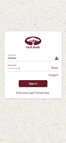 F&M Bank - VA Screenshot 2 of 4