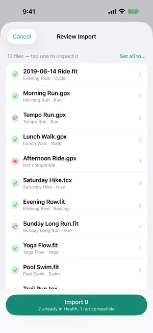 FitFerry screenshot 2