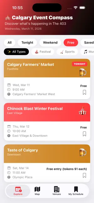 CalgaryEventCompass screenshot 4