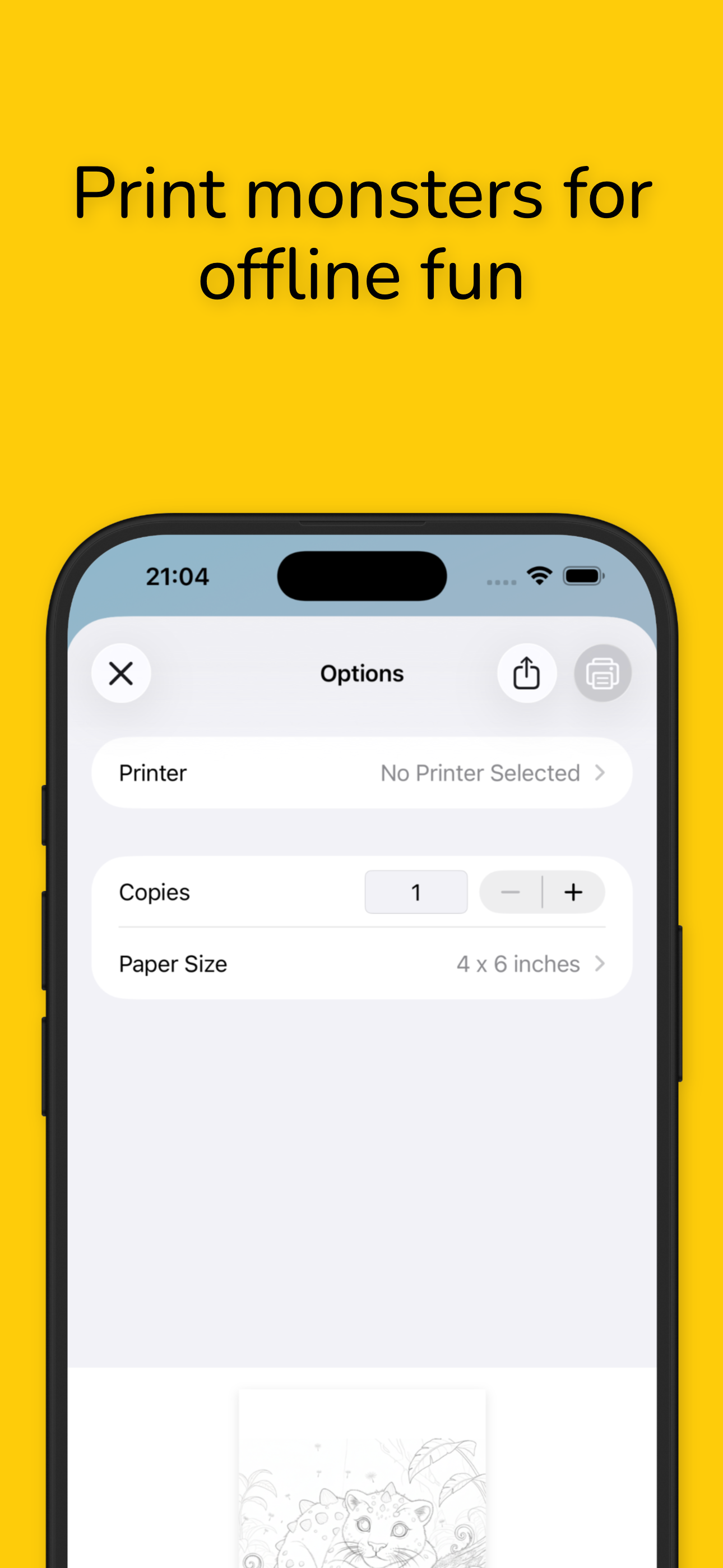 Monster Maker: Print & Color screenshot 6