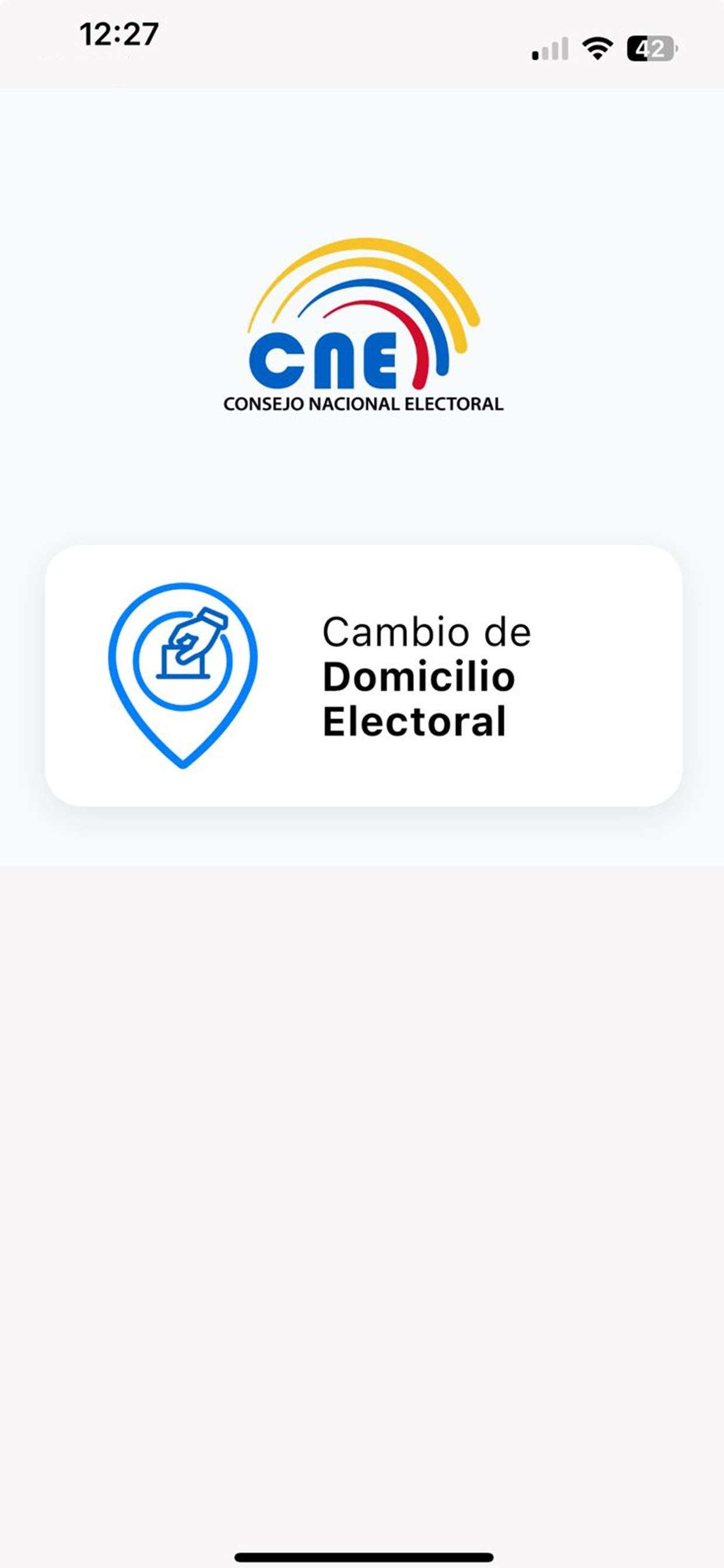 Cambio de Domicilio