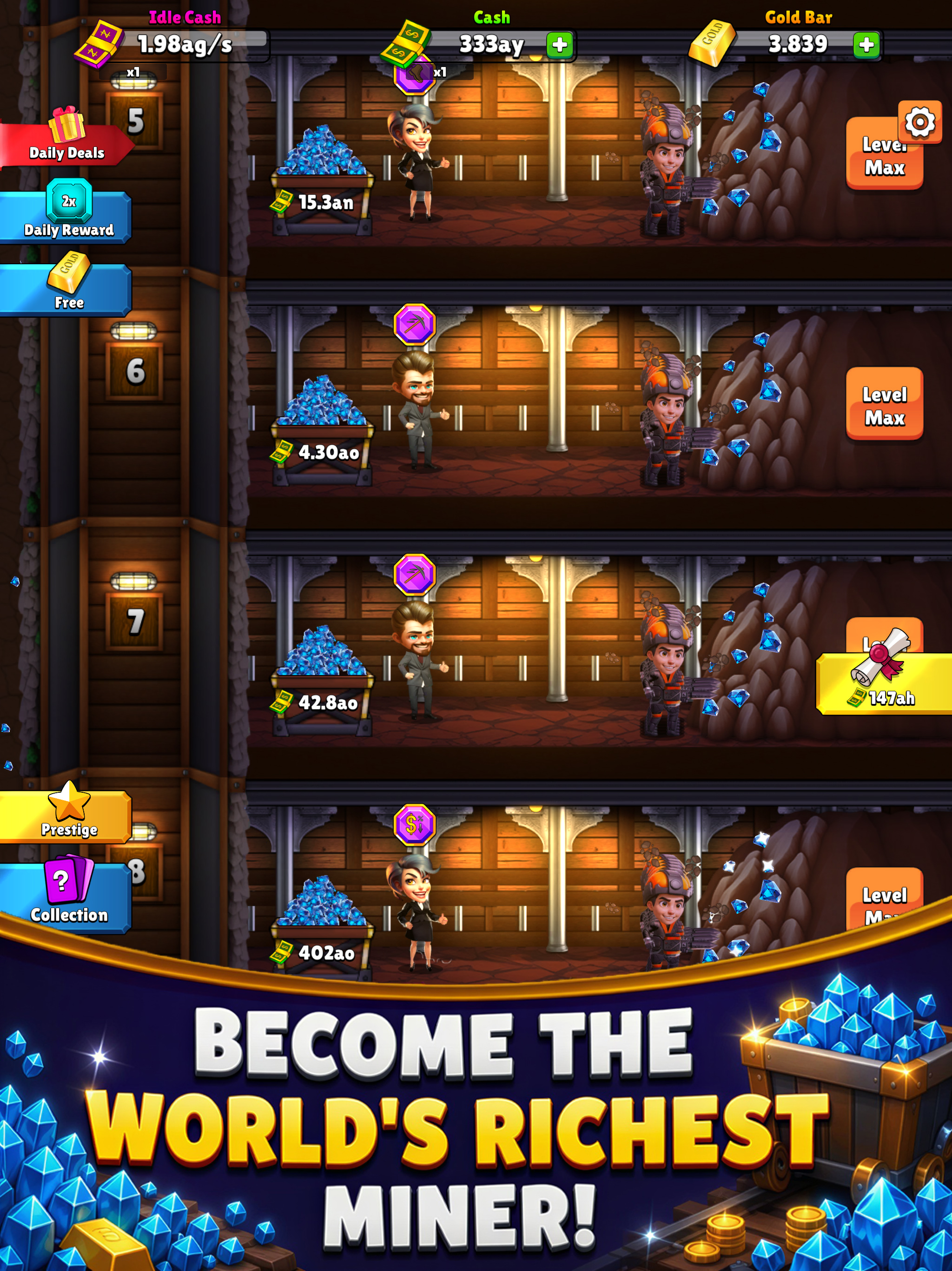 Idle Mining Company: Tycoon screenshot 6
