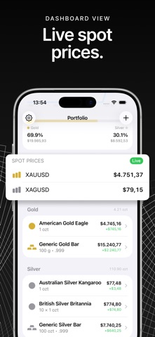 Stacker: Gold & Silver Tracker Screenshot 3 of 10