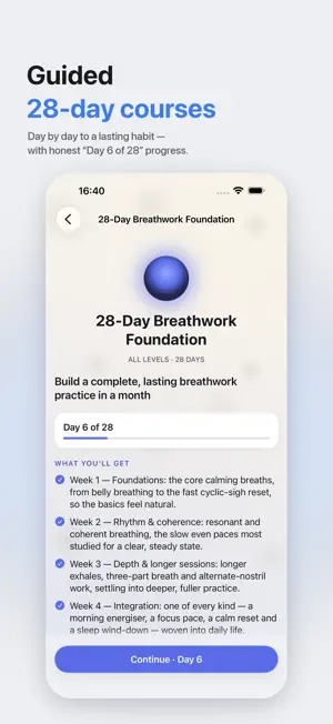 Ommo: Breathwork & Calm screenshot 3
