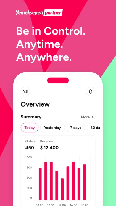 Yemeksepeti Partner Screenshot