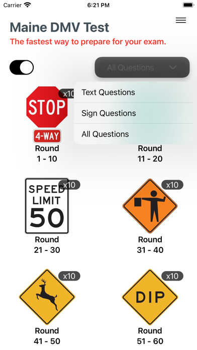 Maine DMV Practice Test 2025 Screenshot