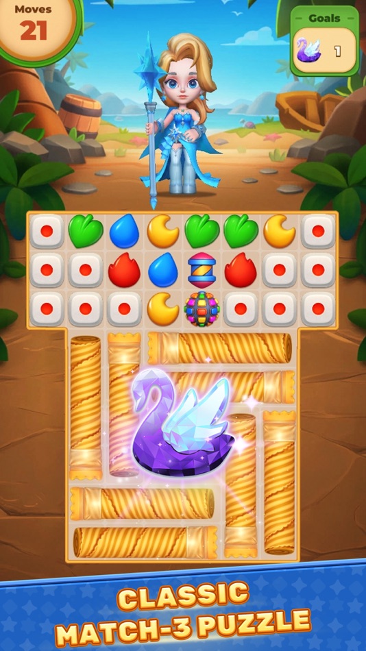 #3. Weather Match - Magic Crush (iOS) Bởi: HARVEST SWIM TECH LIMITED