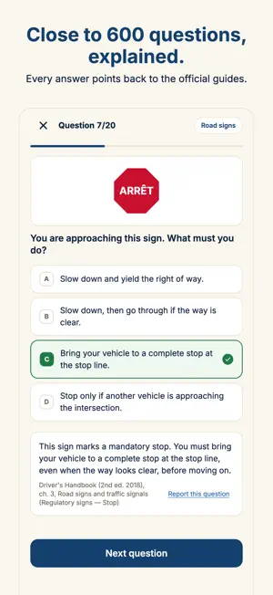 Permis 101: SAAQ Test Prep screenshot 4
