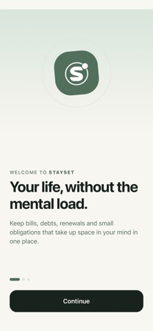 StaySet - Life Organizer screenshot 1