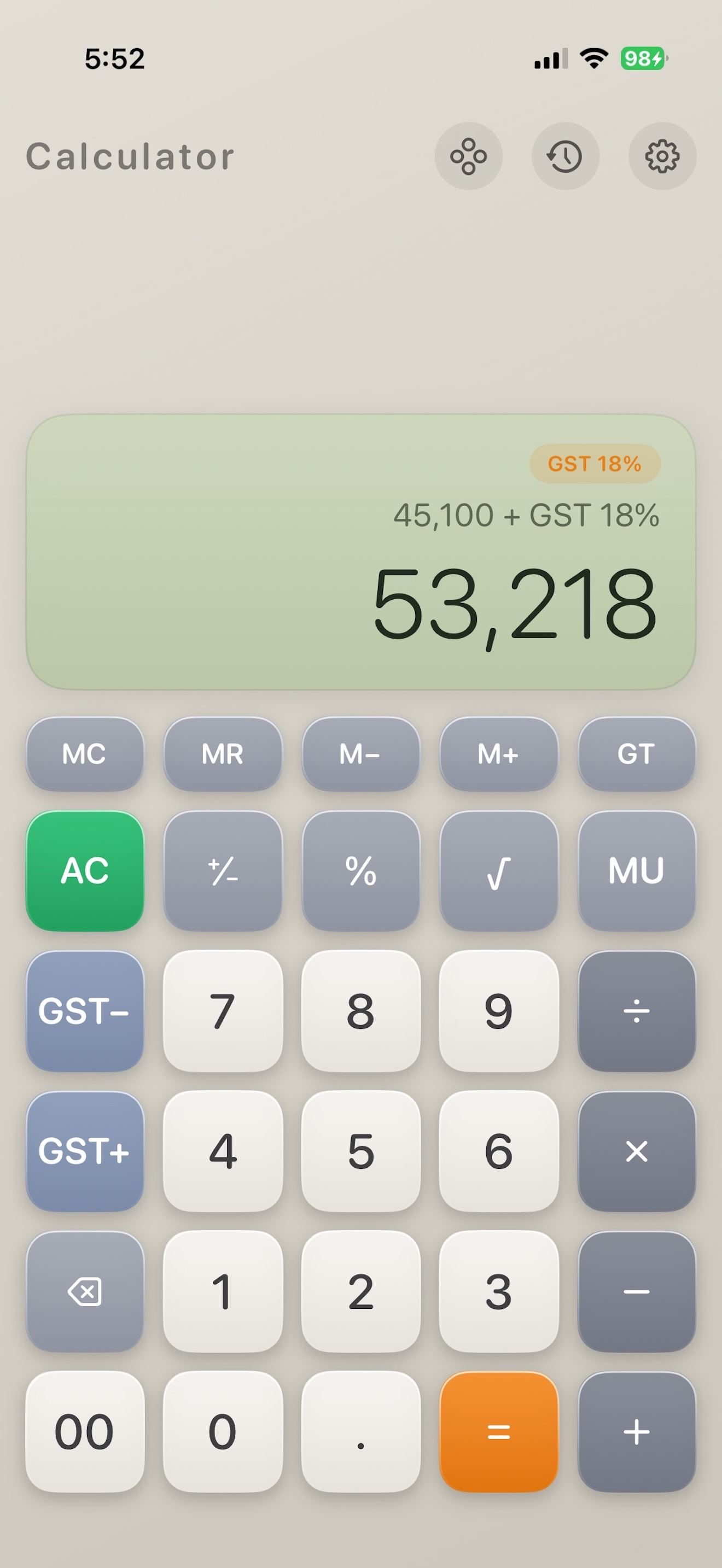 Citizen Calculator Lite screenshot 5
