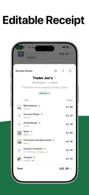 GroceryTrack: Budget Tracker screenshot 4