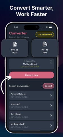 PPTX to PDF Converter Screenshot 2 of 4