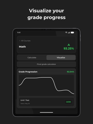 StudyBuddy - Schoology Grades iPad screenshot