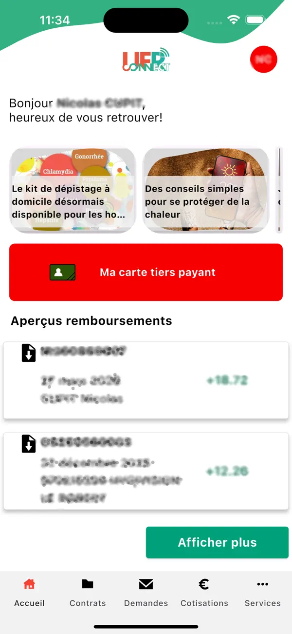 Screenshot #1 pour UFR Connect