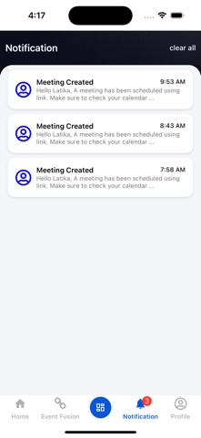 Projecio Calendar screenshot