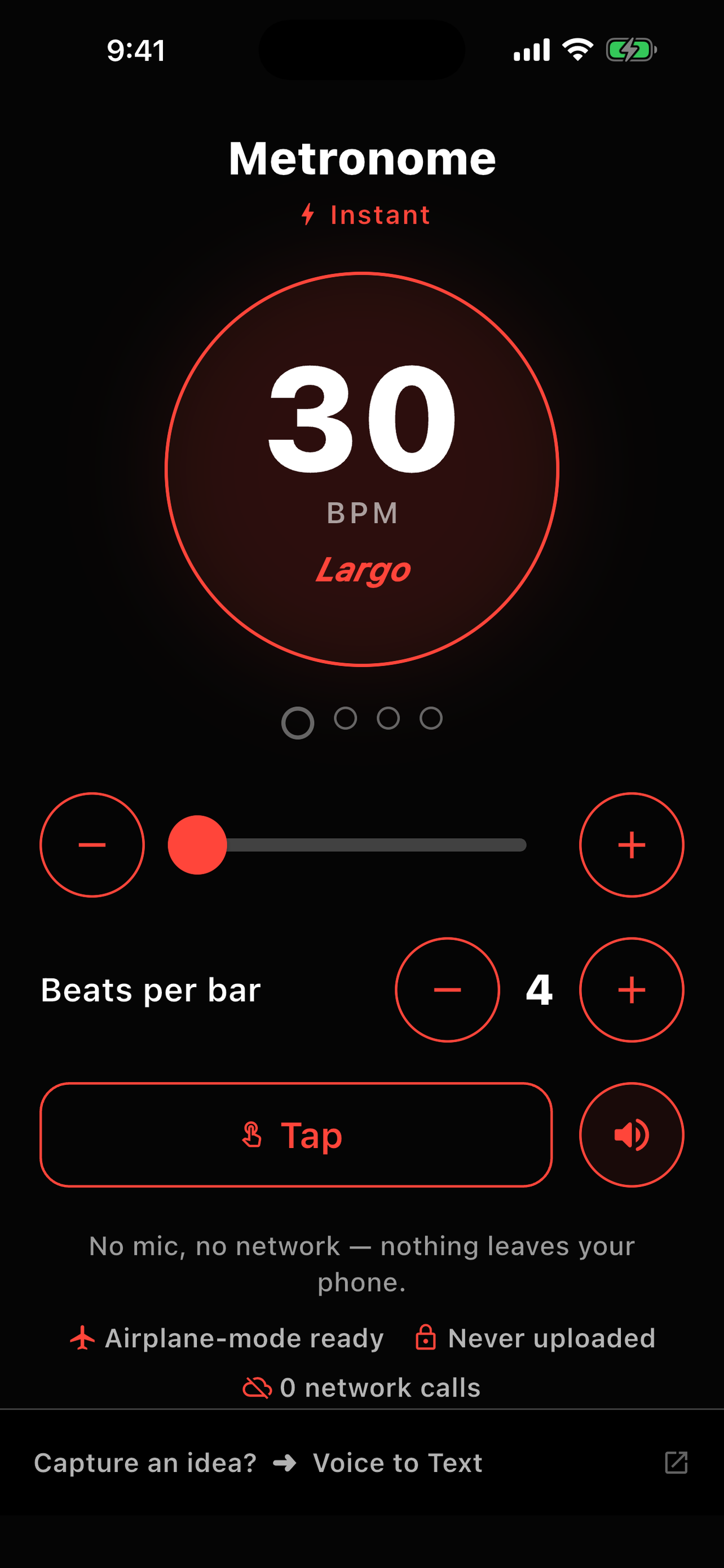 Metronome · Baro screenshot 2