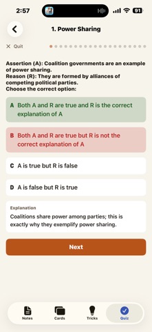 CBSE Social Science iPhone screenshot