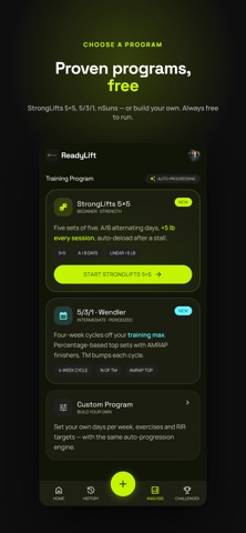 ReadyLift: Gym Workout Tracker Screenshot 2 of 10